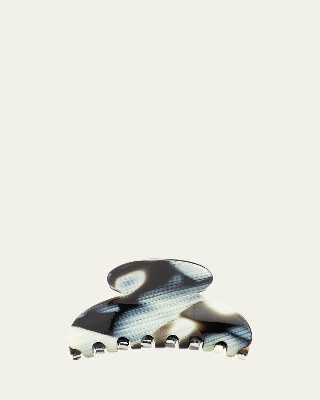 Horn-Patterned Couture Jaw Clip - Classic